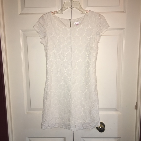 xhilaration white lace dress | Dresses | Xhilaration 25% Cotton unique vintage inspired shiny white